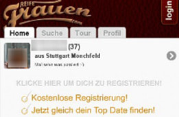 Mobile App der Homepage